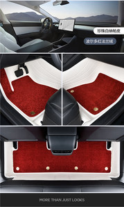 Nouveaux tapis de sol de voiture <span class=keywords><strong>Renault</strong></span> en cuir de luxe sur mesure |   Conception d'entreprise |   20 mm d'épaisseur |   Ensemble complet de 7 pièces |   Fabriqué en Chine | - Product Image 5