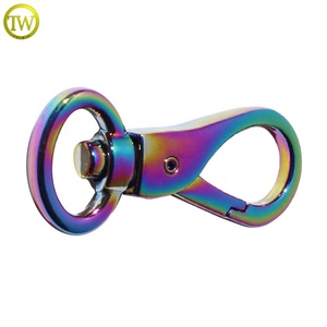 Parti della borsa girevole gancio a scatto borsette <span class=keywords><strong>Claps</strong></span> ganci a scatto in metallo a molla gancio a scatto per borsa cordino - Product Image 3