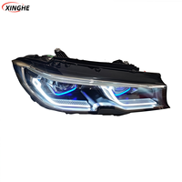Pour BMW série 3 G28 G20 phares 325 320li édition nocturne feux de jour gauche et droit LED Laser système d'éclairage de voiture