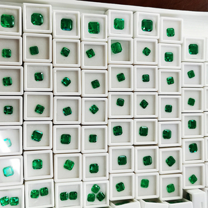ล้ำค่า Lab ปลูกหินมรกตตัดจำลองธรรมชาติโคลอมเบียสีเขียวมรกตอัญมณี - Product Image 5