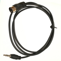 Câble Audio Jack Stéréo 3.5mm 3.5mm Aux Mâle vers MIDI Din 5 Broches MIDI Mâle Femelle Prise pour Microphone MIC 1.5M