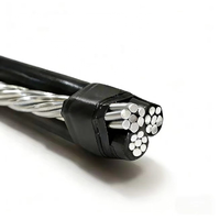Cable de Servicio Aéreo Trenzado de Aluminio con Aislamiento XLPE LV Triplex ABC para Construcción Ferroviaria en Filipinas