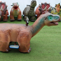 Trottinette Électrique Dinosaure Personnalisée pour Enfants, Siège Sûr, Idéale pour Location en Aire de Jeux Intérieure/Extérieure