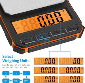고정밀 디지털 주방 식품 저울 인기 0.1g/2000g 전자 스마트 기계 계량 장치 배터리 무게 측정 - Product Image 4