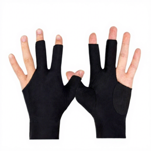 Guantes de Billar y Snooker Unisex de Nailon Transpirable, 3 Dedos Abiertos, Varios Colores, Venta Caliente - Product Image 3