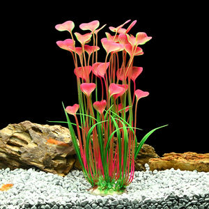 Atacado Fish Tank Decoração Acessórios Aquáticos Underwater <span class=keywords><strong>Plastic</strong></span> Artificial Aquarium Plant Soft - Product Image 1