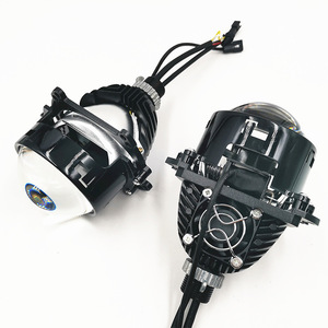 Nouveaux phares de voiture à LED, lentille Hella Hl2 de 3,0 pouces, 55W, 6000K, 30000Lm, 12V, mise à niveau universelle - Product Image 2