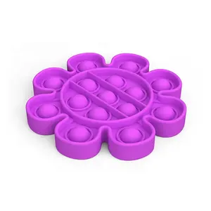 Venda quente Colorido Educacional Multishaped Alívio Stress Silicone Bolha Sensorial Push Pop Fidget Brinquedo