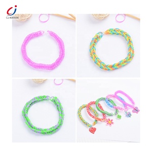 <span class=keywords><strong>Kit</strong></span> de fabrication de bracelets en élastique pour enfants, nouveau design Chengji, <span class=keywords><strong>loom</strong></span> art coloré pour filles, artisanat en tricot, bricolage - Product Image 2