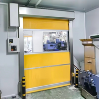 Porte à enroulement rapide industrielle en PVC sur mesure, radar automatique, porte à enroulement rapide certifiée CE, directement de l'usine