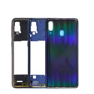 Couvercle de batterie arrière porte arrière boîtier en verre avec cadre pour <span class=keywords><strong>Samsung</strong></span> Galaxy <span class=keywords><strong>A40</strong></span> A405 boîtier arrière arrière - Product Image 1