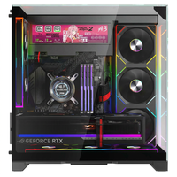 Boîtier d'ordinateur de marketing noir ATX MATX Châssis PC TDWJTJX200