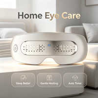 Masseur oculaire Bluetooth avec chaleur, pression d'air, vibration, appareil de massage intelligent pour les yeux, pliable, rechargeable, pour la fatigue oculaire et le sommeil