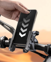 Hochwertige Elektrofahrrad-Handyhalterung - PC-Material Lenkerbefestigung, Universell für Motorräder & Fahrräder, Blockiert Nicht die Kamera
