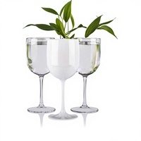 Gobelets à champagne en plastique PP de 450 ml avec logo personnalisé, qualité supérieure, réutilisables, durables, vente en gros pour les événements