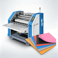 Machine à plastifier le carton semi-automatique BK-1000/1100, machine à plastifier le papier à colle humide, plastification feuille à feuille, haute vitesse 15-50 pièces/min