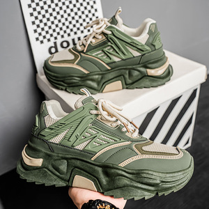 Scarpe da Uomo Bestseller, Nuova Collezione, Sneakers Sportive Casual Traspiranti in Mesh, Suola Spessa Rialzata, Calzature Trendy per Giovani - Product Image 5