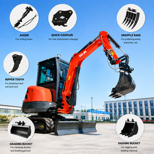 LIVRAISON GRATUITE UE - Mini-excavatrice SDJK 1 tonne, 2 tonnes, vente en gros Chine, nouvelles mini-excavatrices compactes 3,5 tonnes à vendre - Product Image 2