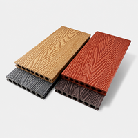 Panneau de terrasse WPC imperméable de haute qualité 219x26mm, contemporain, à pose facile, pour extérieur, jardin, cuisine, salle de bain