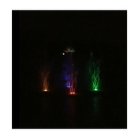 Fontaine musicale programmable colorée, équipement de fontaine flottante, systèmes de fontaines pour lacs artificiels, attractions touristiques
