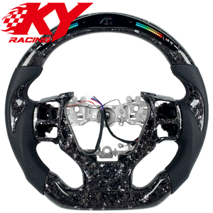 Volant de voiture sport en fibre de carbone forgée LED personnalisé pour Lexus IS250 IS300 IS350 2014-2022, compatible avec GS NX RCF RX ES LC500 - Product Image 1