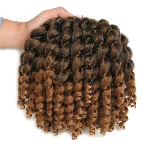 Nhà Máy Giá Tổng Hợp Tóc Twist Bím Tóc Marley Afro Thư Bị Trả Lại Xoắn Mô Hình Thay Đổi Thất Thường <span class=keywords><strong>Wand</strong></span> <span class=keywords><strong>Curl</strong></span> Crochet Bện - Product Image 1