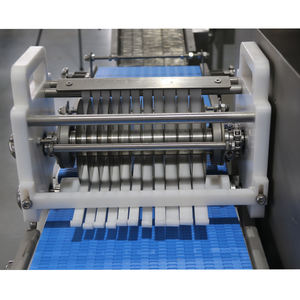 Máquina de corte de bloque de carne congelada de escritorio cocida automática eléctrica comercial, sierra de hueso en cubitos cuadrados de mesa, cortador de carne de res - Product Image 4