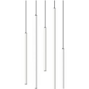 Minimalist Long Strip Pendant <b>Light</b> Led White Adjustable Height For Home Bar <b>Dining</b> Room Bedroom Decoration Zhongshan Lighting - Product Image 5