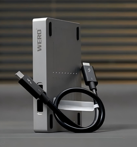 썬더볼트 5 풀모드 SSD 인클로저 버스 전원 공급 방식 M.2 NVMe (2230/2260/2280 PCIe5.0 지원) 최대 7000MB/s 온도 제어 팬 - Product Image 6