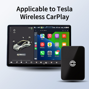 Adaptateur CarPlay sans fil <span class=keywords><strong>pour</strong></span> Tesla modèle 3 modèle Y 2017-2023 Ai Box Dongle Apple BT Wifi Connection Spotify <span class=keywords><strong>Waze</strong></span> IOS15 - Product Image 2
