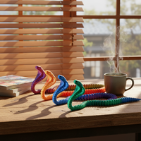 Cobra imprimé en 3D, artisanat, cadeau, ornement, articulations flexibles et mobiles, produit transfrontalier très vendu, créatif et tendance sur internet