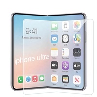 Protection d'écran en verre trempé transparent anti-rayures 9H 2.5D pour iPhone 18 Fold ultra