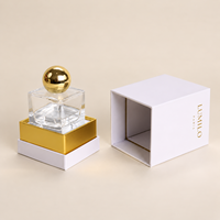 Boîte d'emballage de marque avec insert en EVA et logo en feuille d'or pour parfum, soins de la peau, cosmétiques