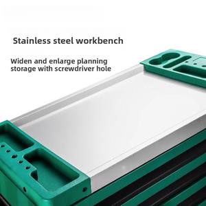 Chariot à <span class=keywords><strong>outils</strong></span> industriel avec tiroirs Boîte à <span class=keywords><strong>outils</strong></span> mobile pour réparation automobile Armoire à <span class=keywords><strong>outils</strong></span> verrouillable <span class=keywords><strong>sur</strong></span> roue pour atelier multifonctionnel - Product Image 3