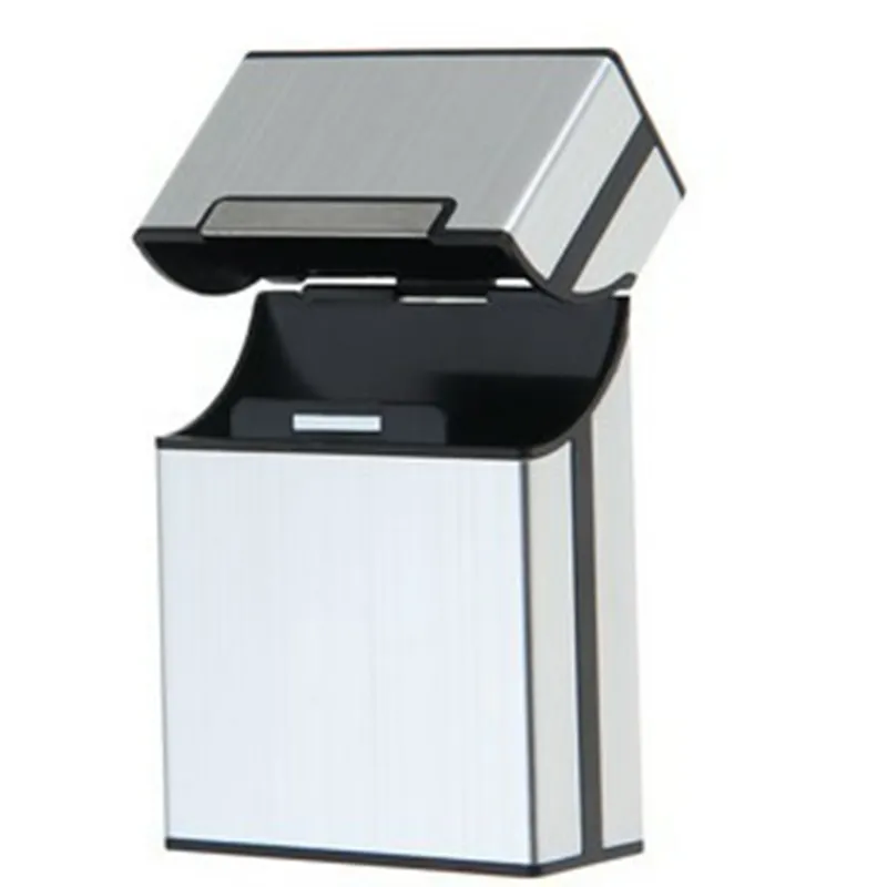 2021 wholesale metal Magnetic cigarette case pressure-proof cigarette Box aluminum alloy cigarette case