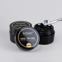 RONIKI — colle pour extensions d'ongles, 20g, gel solide à pointes, nouvelle collection