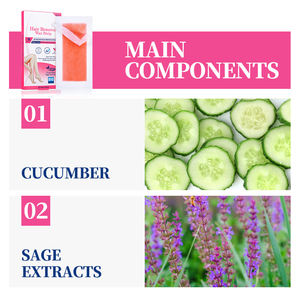 Tiras de <span class=keywords><strong>cera</strong></span> perfumada de aloe de 100g al por mayor para depilación facial dirigida a brazos piernas axilas <span class=keywords><strong>cejas</strong></span> bikini estilos brasileños - Product Image 3