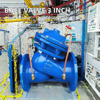 Vanne de commande hydraulique JD745X - Vanne de pompe à eau multifonctionnelle en fonte sphéroïdale, vanne de retenue à fermeture lente