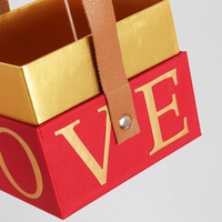 Luxuriöse Weiße Rote Karton-Parfümerie Aroma-Schmuck-Verpackung Geschenkbox Exquisite Kompakte Box Leicht zu Transportieren