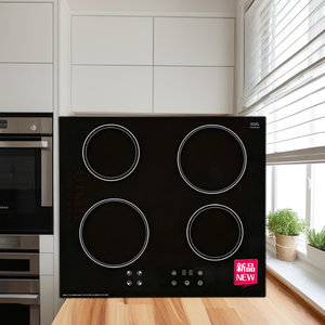 Vestar estufa de vidrio templado negro mejor llama cuatro quemadores incorporados en vitrocerámica - Product Image 6