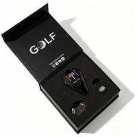 Outil de réparation de divots de golf style Oakley, en métal plaqué, avec boîte d'emballage étanche et doublure en éponge, conception personnalisée de haute qualité, fourni directement par l'usine