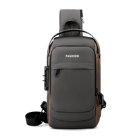 Sac bandoulière léger en nylon grande capacité avec poche intérieure zippée imperméable – Vente en gros