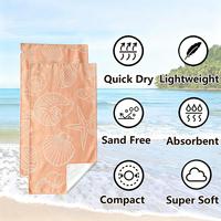 Turkish Microfiber Beach Towels Child Adult-Eco-Friendly Woven Quick-Dry Sand-Free Novelty Modern Style Rectangle Summer Use
