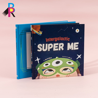 Libro de cuentos para niños de tapa dura con impresión personalizada de alta calidad, venta al por mayor, libros de cartón de papel artístico, cubierta dura de papel offset