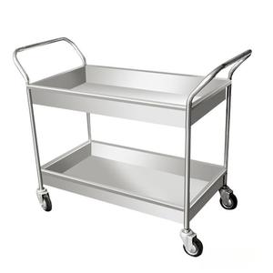 Chariot <span class=keywords><strong>de</strong></span> cuisine en acier inoxydable 201 304 <span class=keywords><strong>de</strong></span> qualité alimentaire, 4 roues pour une mobilité facile, capacité <span class=keywords><strong>de</strong></span> charge personnalisée 300 kg/m, chariot <span class=keywords><strong>de</strong></span> rangement - Product Image 1