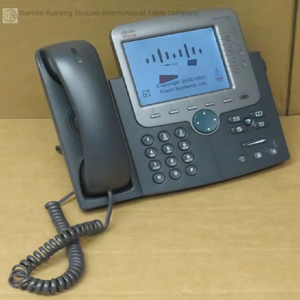 Téléphone professionnel VoIP IP avec écran couleur PoE + combiné, neuf, original, en stock, automatisation industrielle Pac - Product Image 1
