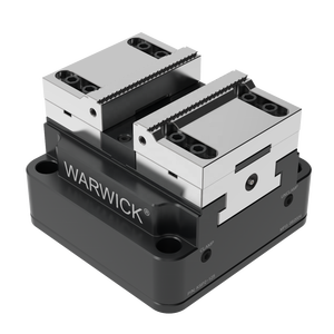 KSP2-100+YZ-100 China Großhandel CNC Selbstzentrierender Schraubstock Präzisions-Luftpneumatik-Schraubstock zur Werkstückhalterung mit Gezahnten Stahl-Hartmetallbacken - Product Image 1