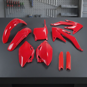 Kit Completo di Carene in Plastica Rossa per Honda CRF 450R 2005-2006 070 - Product Image 2