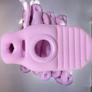 Matelas flottant ovale en PVC floqué JOSEN pour femmes enceintes, durable, certifié CE - Product Image 4