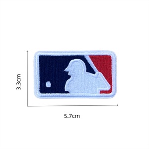 Set Patch bordir pada besi Applique Logo tim liga utama (<span class=keywords><strong>MLB</strong></span>) untuk pakaian topi